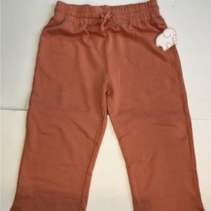 Ivory Ella Cropped wide leg sweat Pants Womens Size Medium NWT